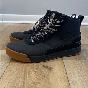 The North Face Men's Black and Tan Waterproof Sneakers-Boots Size 11